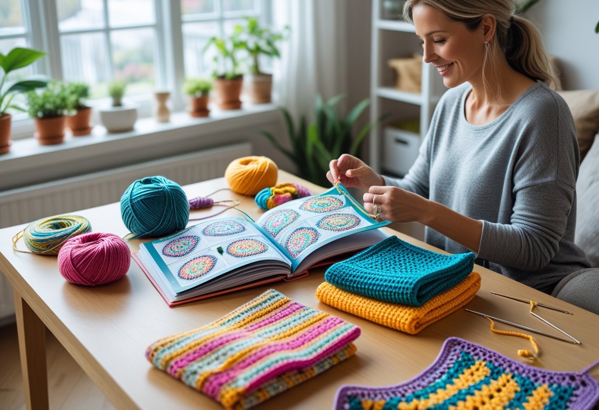 Read more about the article Kreative projekter til hjemmet: find inspiration i hæklebøger til kreative projekter